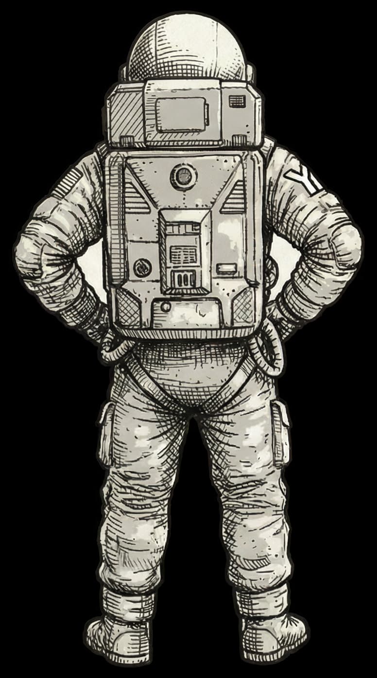 Astronaut ready for the next chapter